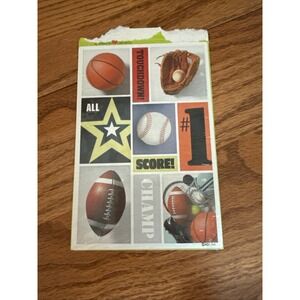 American Greetings Sports Stickers Football Baseball Basketball Soccer Golf AGC